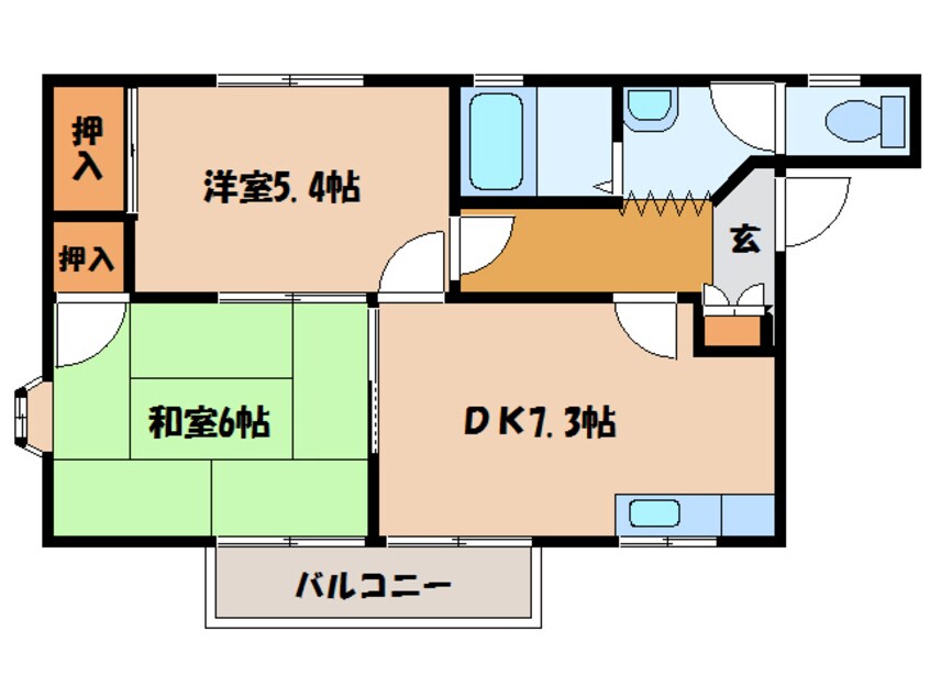 間取図 コーポセレナ