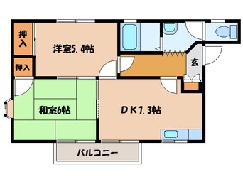 間取図 コーポセレナ