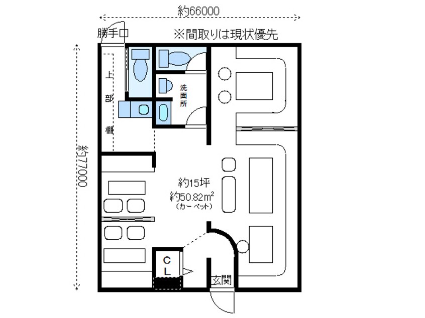 間取図 パークビル