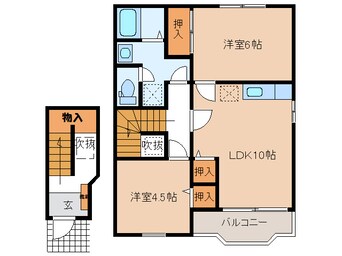 間取図 アルモニーT　Ｂ棟