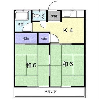 間取図 第２五橋苑