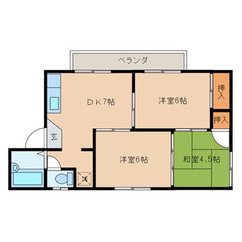 間取図 ロジュマン阿山