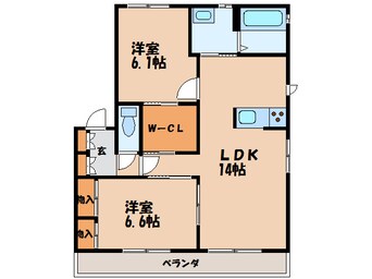 間取図 シャーメゾン・フォレスト