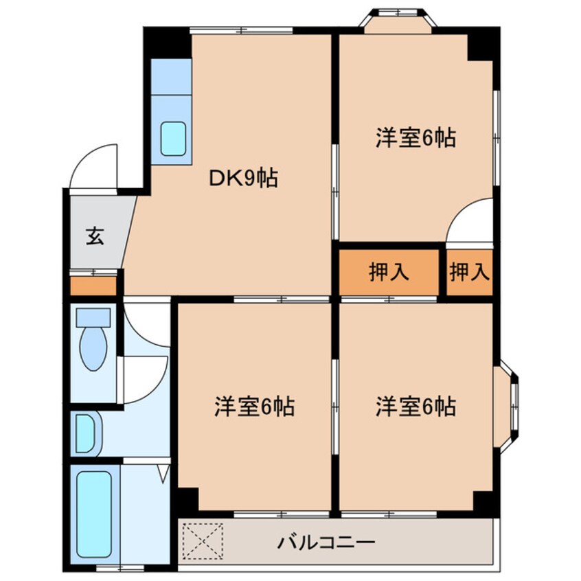 間取図 サニー３