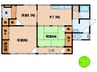 梅本貸家 3Kの間取り