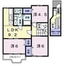 プリュジュール　ジャン 3LDKの間取り