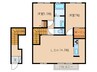 ヴィラ泉　東棟 2LDKの間取り