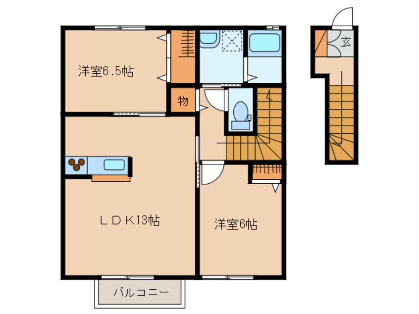 間取図 シャーメゾンみやび　南棟