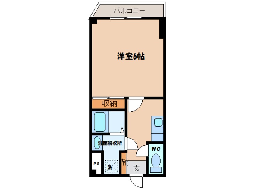 間取図 シティパル麻里布