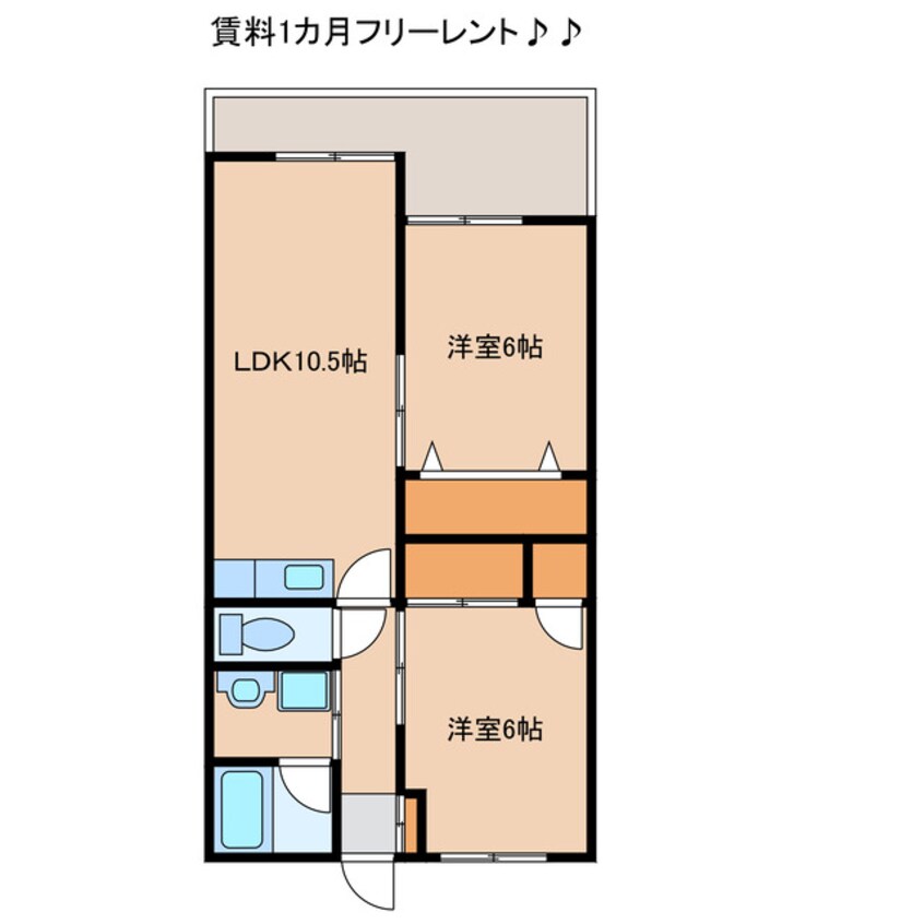 間取図 ティアラパレス