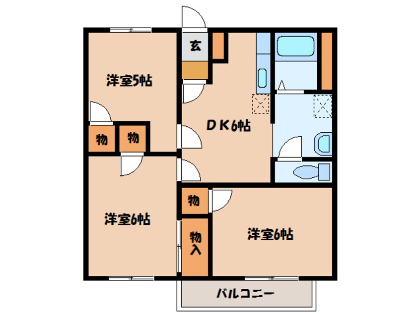 間取図 パークシティ中津Ｂ棟