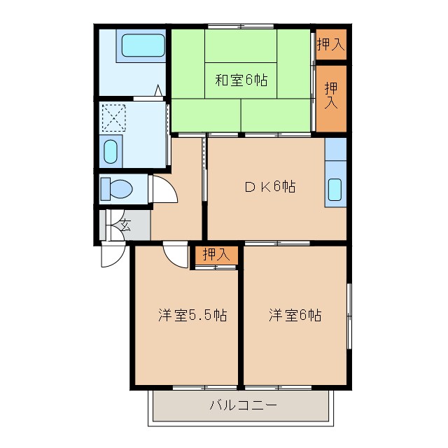 間取り図 アミスＡ