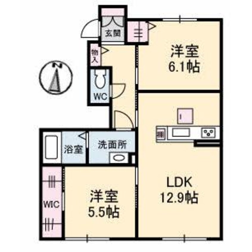 間取図 サンプレジオ　巧