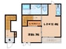 レユシール 1LDKの間取り