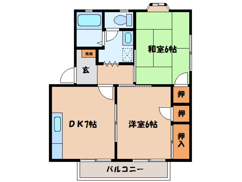 間取図 カサ・コリーナ