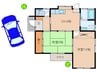 中村様貸家(門前2)Ａ 2DKの間取り