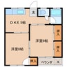 BLD.MURANAKAⅠ 2DKの間取り