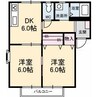 イノーバFG 2DKの間取り