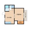 マンションNAGATA 1DKの間取り
