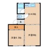 フジマンションA 2DKの間取り