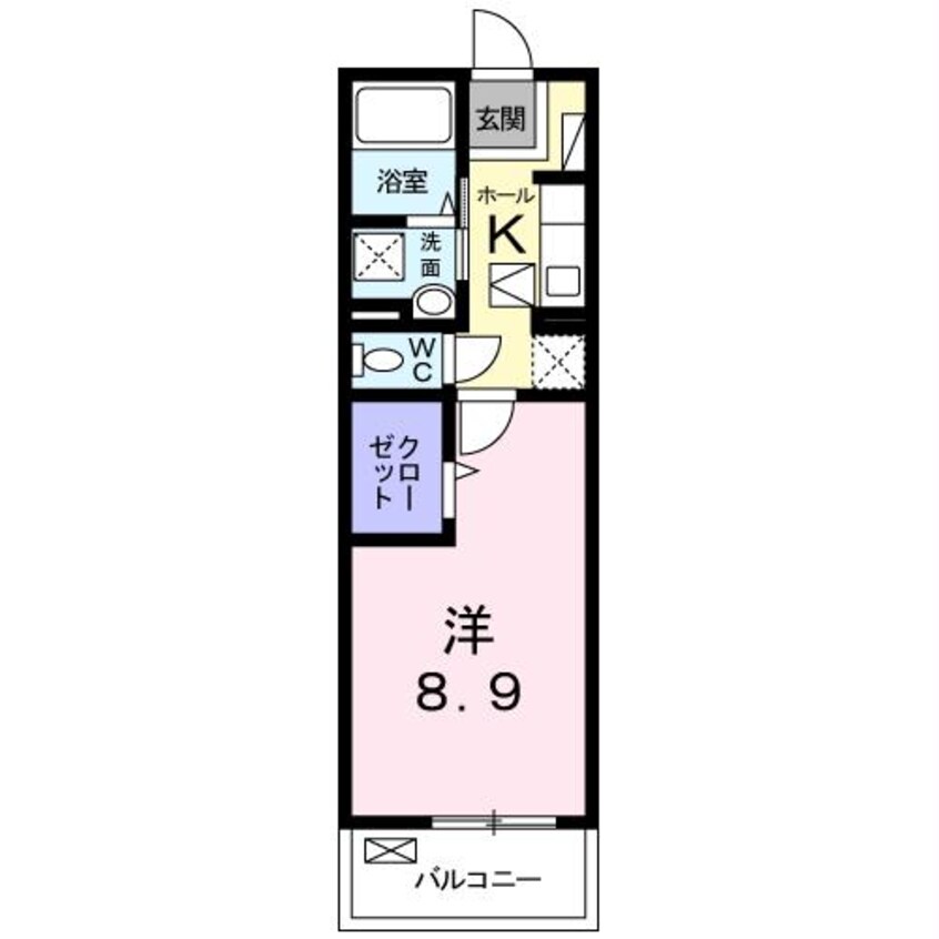 間取図 ポートサイド・ベル