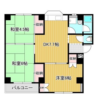 間取図 第二森本マンション