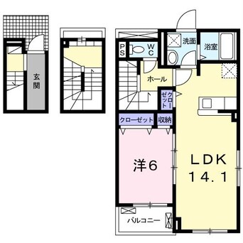 間取図 メイプル　ヒルズ