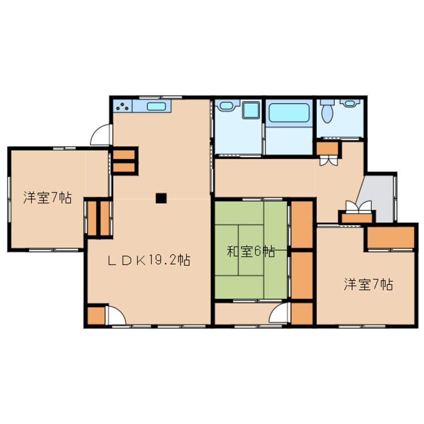 間取図 森山様貸家