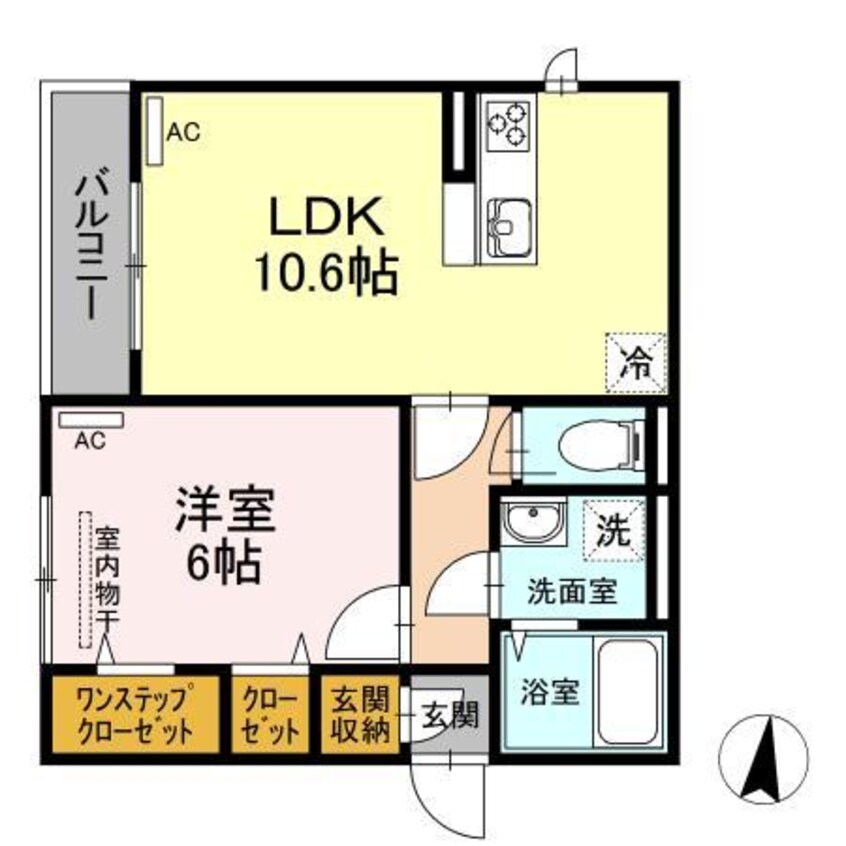 間取図 カーサ・アッザレア