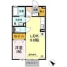 サニーはうす 1LDKの間取り