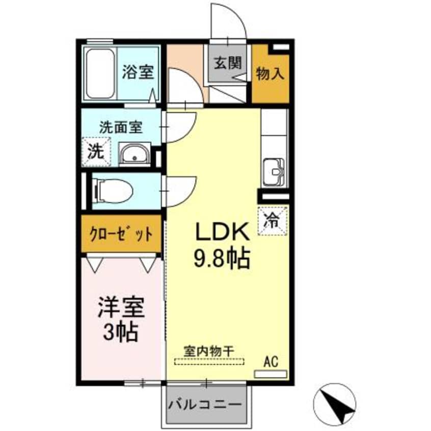 間取図 サニーはうす
