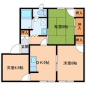 壱番館ヴィラスの間取図