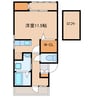 カームメント新町Ⅱ 1Kの間取り