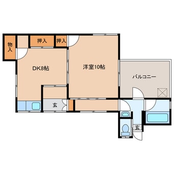 間取図 川西1丁目貸家