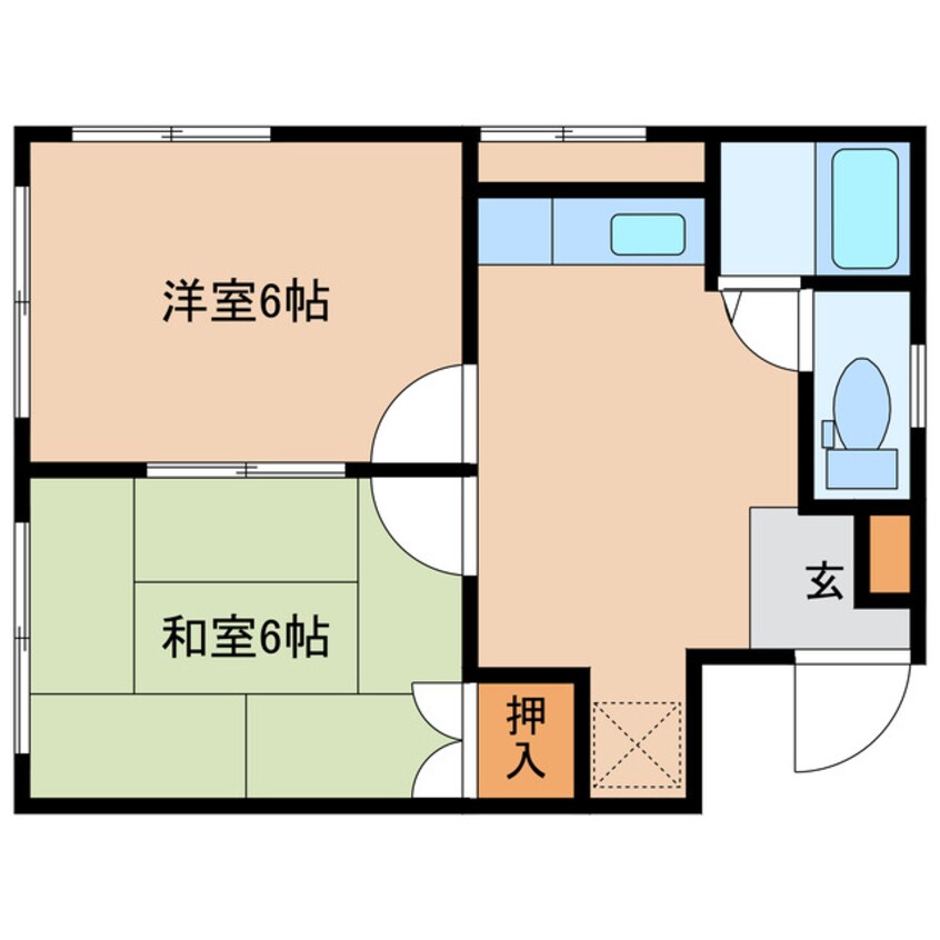 間取図 コーポ青陽