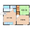 中内アパート 2DKの間取り