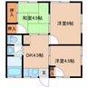Luna view 3DKの間取り