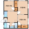 Luna view 3DKの間取り