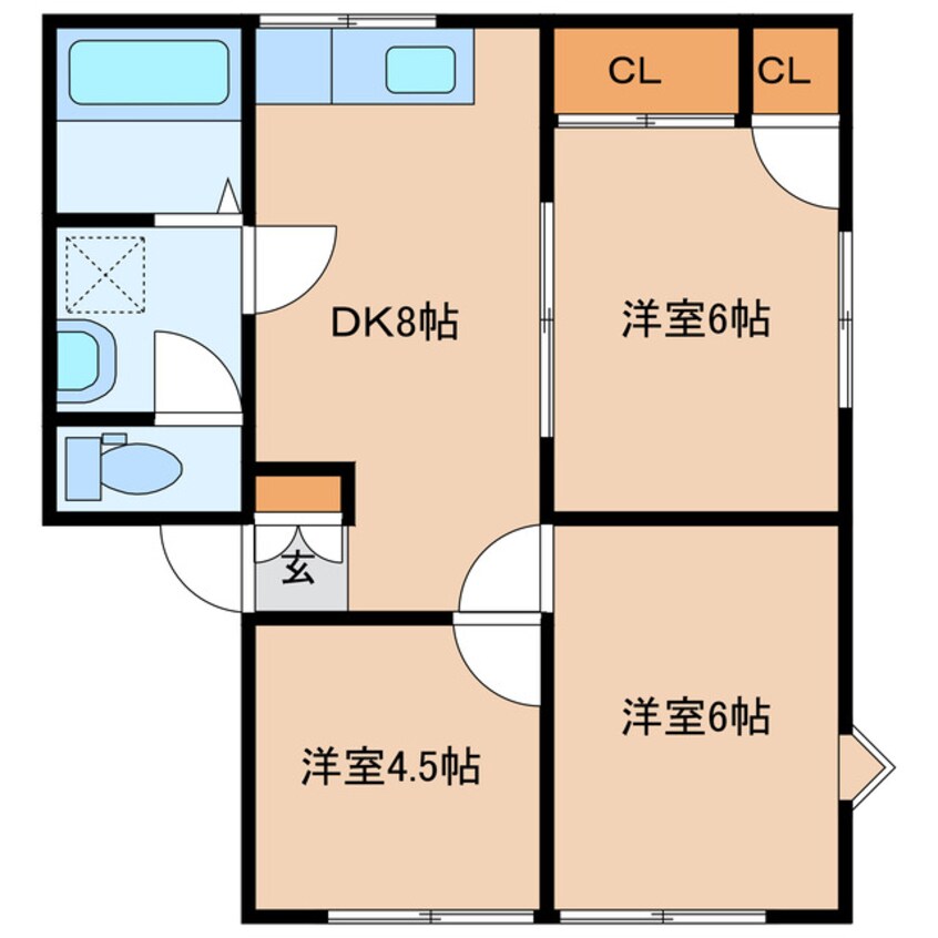 間取図 フレグレンス・Y