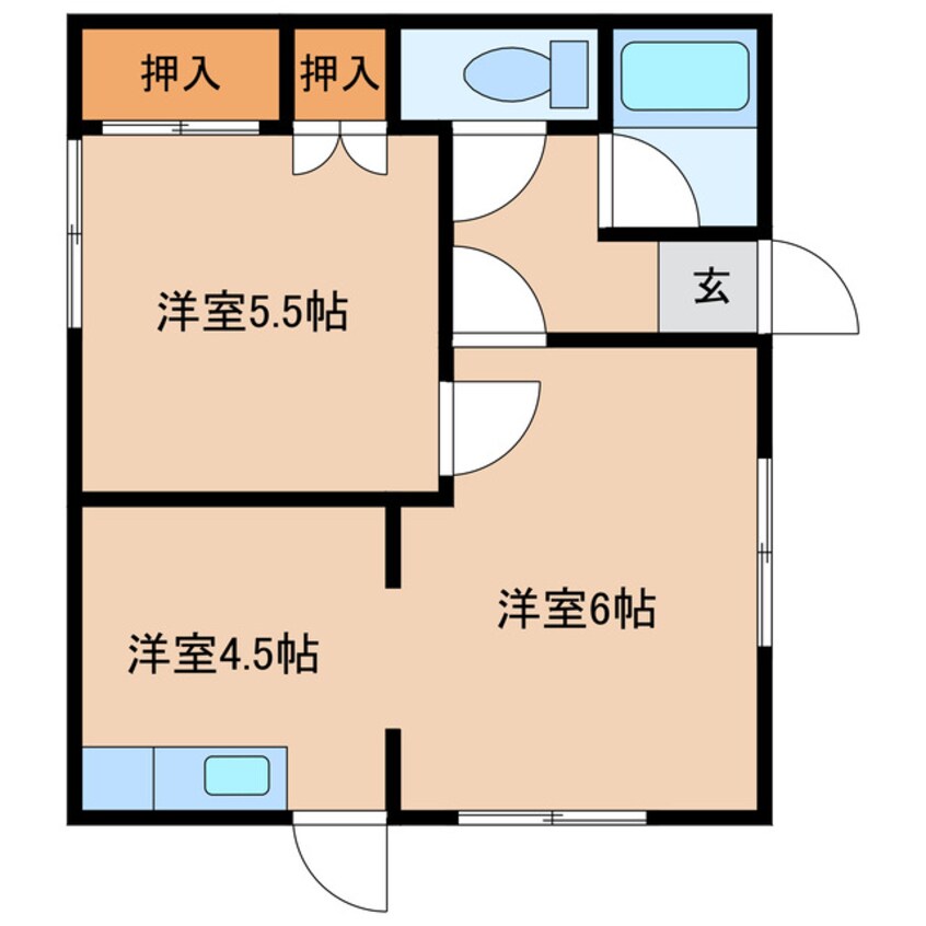 間取図 ラストチャンスNo.6