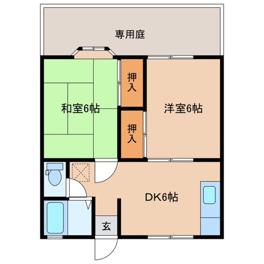 間取図 muutos南花岡2