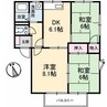 マナハイツA 3DKの間取り