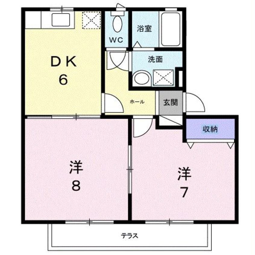 間取図 アトリオⅢ2