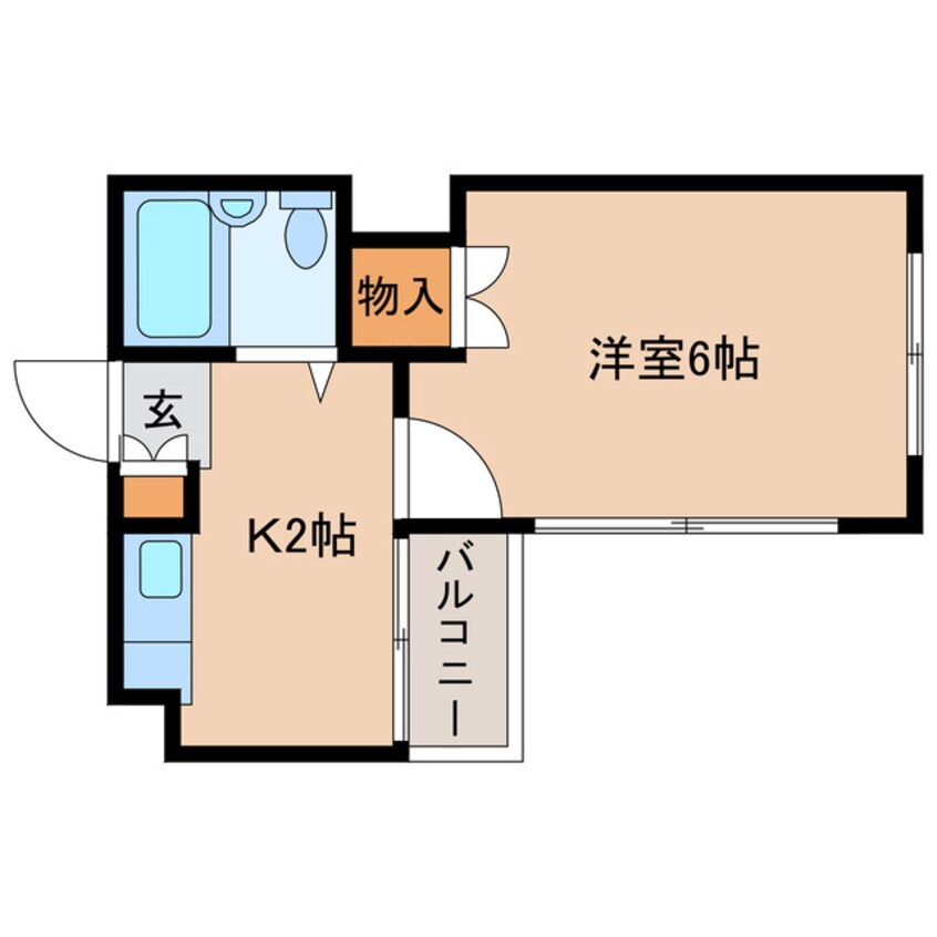 間取図 ウイング大竹