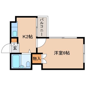 間取図 ウイング大竹