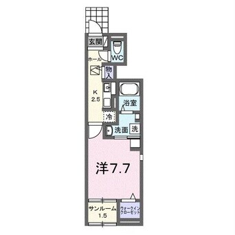 間取図 昭和町2丁目アパートA