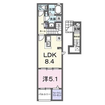 間取図 昭和町2丁目アパートB