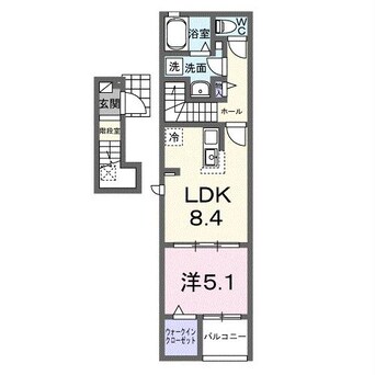 間取図 昭和町2丁目アパートB