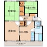 アースマンション花岡 3DKの間取り