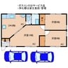 野元様貸家 3DKの間取り